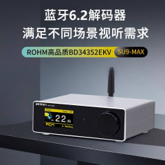 SU9-MAX SU9MAX High-end decoder BD34352 high-fidelity DAC headphone amplifier Bluetooth 6.2 Amanero DSD