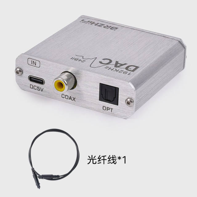 DAC30 Coaxial Fiber Optic Audio Converter Set-top Box Decoder DAC 92K 24BIT DAC Music Converter