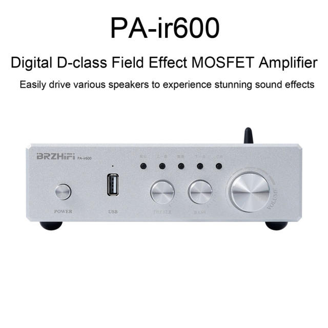 PA-ir600 digital amplifier gold-sealed field effect MOSFET D-class HIFI high-power Bluetooth 5.0