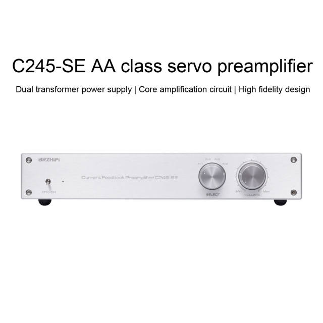 C245-SE Current Feedback Preamplifier HIFI High-end audio preamplifier Classic C245 Circuit AA class servo preamplifier