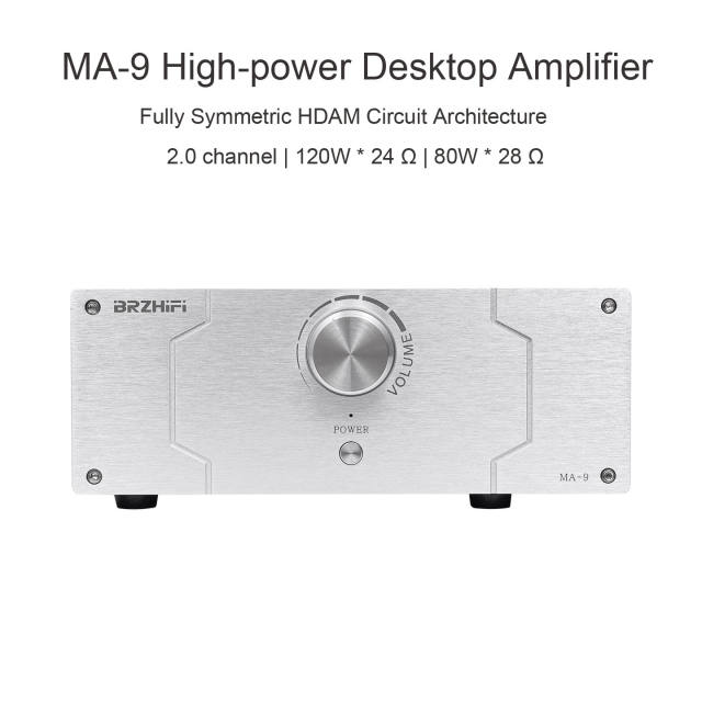 MA-9 high-power desktop amplifier full symmetrical HDAM circuit architecture HIFI Hi-end amplifier Pure Power Amplifier‌ MA9