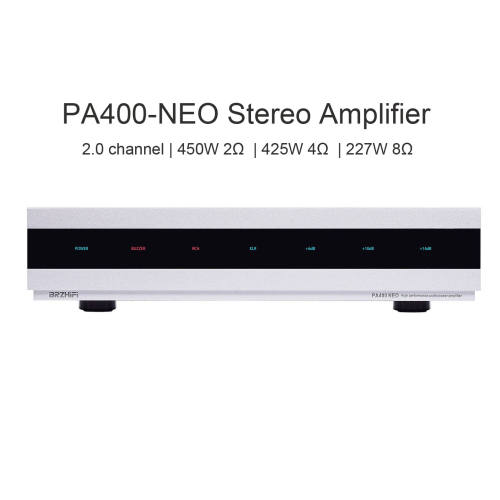 PA400 NEO digital power amplifier stereo Fully symmetrical complementary power amplification architecture PURIFI 1ET400A circuit