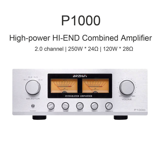 P1000 classic high-power combined amplifier,Bluetooth 6.2  hybrid amplifier, audiophile-grade high-fidelity HI-END circuit