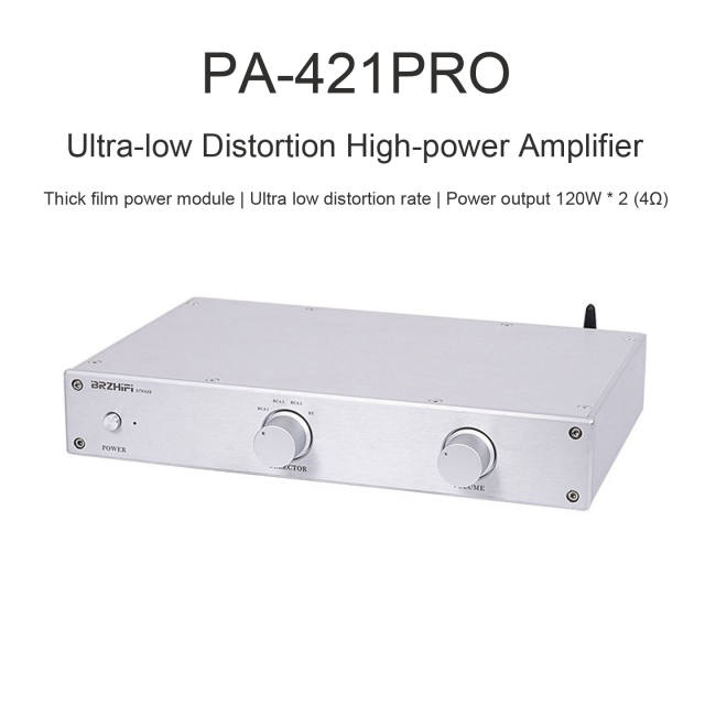 PA-421 Pro power amplifier, ultra-low distortion, PA-421Pro high-power, household hifi, high-performance power amplifier, thick film STK4216MK10