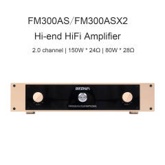 FM300AS high-power amplifier FM300ASX2 Hi-end hifi class AB rear-stage audio amplifier Swiss FM circuit FM300A
