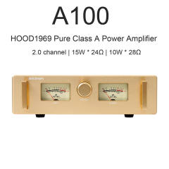 A100 HOOD1969 HIFI gold-encapsulated class A amplifier, pure class A, the king of sound quality and vocal performance in tube amplifiers