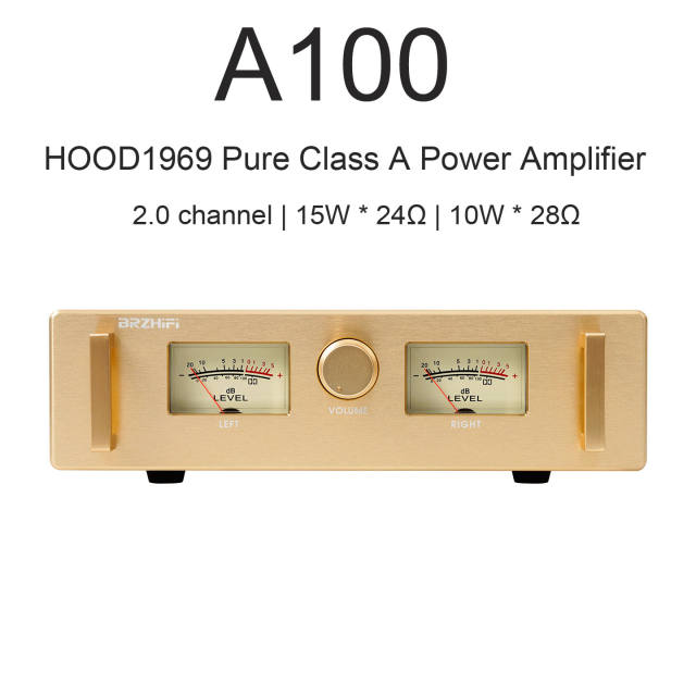 A100 HOOD1969 HIFI gold-encapsulated class A amplifier, pure class A, the king of sound quality and vocal performance in tube amplifiers