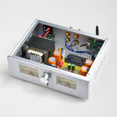 STK443 power amplifier STK443-G Sanyo thick film, Bluetooth 5.0  vintage HIFI audiophile dual-meter power amplifier