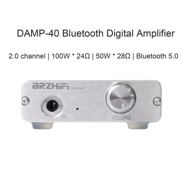 DAMP-40 digital amplifier dual-core TPA3116D2 100W+100W DAMP40 2.0 channel Bluetooth 5.0
