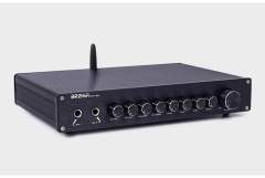 OF100 Professional-grade KTV Home HD Karaoke Pre-amplifier, Bluetooth 5.3 Power Amplifier, Mixer, Anti-howling, Stereo Sound