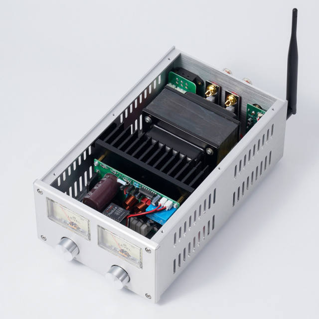 STK8007 classic power amplifier, 8007 Japanese thick film, Bluetooth 5.0, HIFI HI-END, dual-meter retro power amplifier, surpassing LM3886