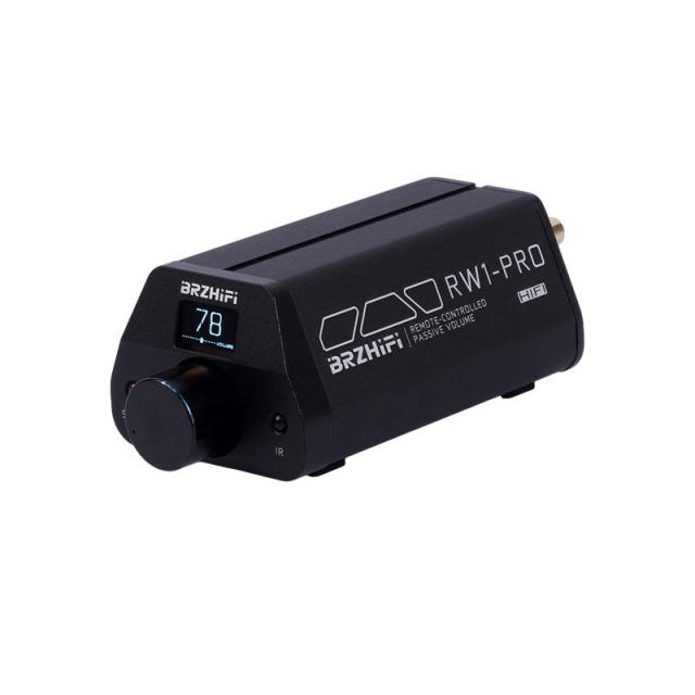RW1-PRO high-precision passive pre-amplifier  relay volume controller passive preamplifier passive preamp‌ Remote-controlled volume control rear-stage active speaker
