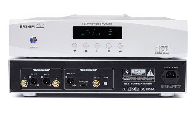 CD100 Hi-end CD player with top-push cover, CD HDCD WMA AUDIO balanced output, playback, decoding, and digital output