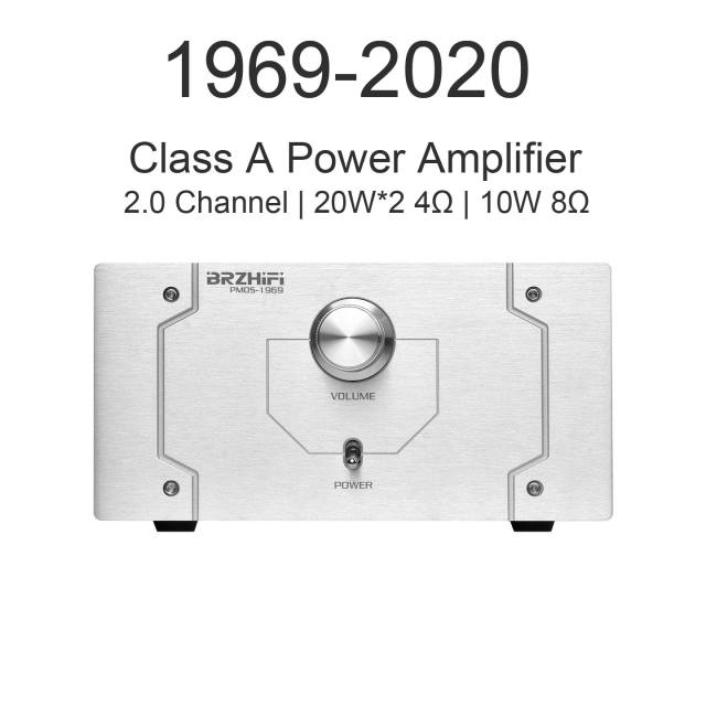BRZHIFI 1969-2020 Field Effect Transistor Class A Power Amplifier Hood 1969 Class A Power Amplifier Tube Amplifier Sound Quality
