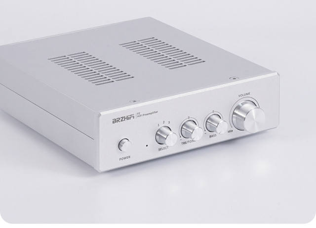 F2 preamplifier preamp amplifier tone pre-stage  treble and bass adjustment, gold-sealed operational amplifier