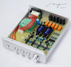 F2 preamplifier preamp amplifier tone pre-stage  treble and bass adjustment, gold-sealed operational amplifier