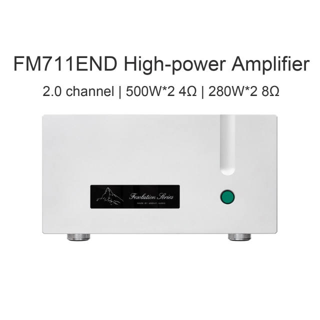 FM711END High-power amplifier FM711 Ultimate Edition Pure rear stage 280W Hi-end HIFI amplifier  Classic FM711MK2 circuit 2.0 channel 500W*2 4Ω 280W*2 8Ω
