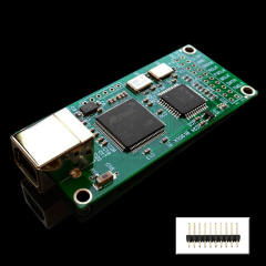 Amanero digital audio output board, WM8805 I2S to coaxial I2S to cox SPDIF USB interface, compatible with external CS8675 Amanero