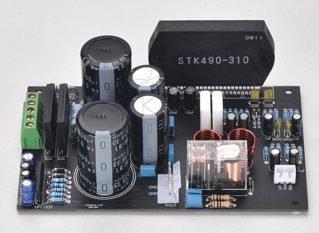 STK490-310 power amplifier, thick film, 60W x 2, HIFI power amplifier, surpasses LM1875 DIY, upgrade, and modification of speakers