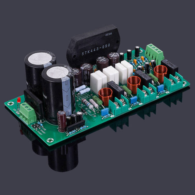 STK443-090 power amplifier  thick film 3X80W@4Ω, 3X66W@8Ω beautiful sound HIFI power amplifier board DIY, upgrade, and modification of speakers