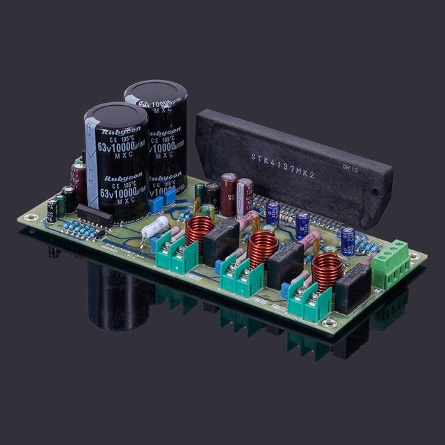 STK4137 power amplifier  thick film STK4137MK2 30W*3 beautiful sound HIFI power amplifier board DIY, upgrade, and modification of speakers
