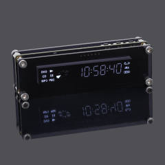 VFD clock, creative page-turning clock, real-time display, vacuum fluorescent display screen, WIFI timing, automatic calibration