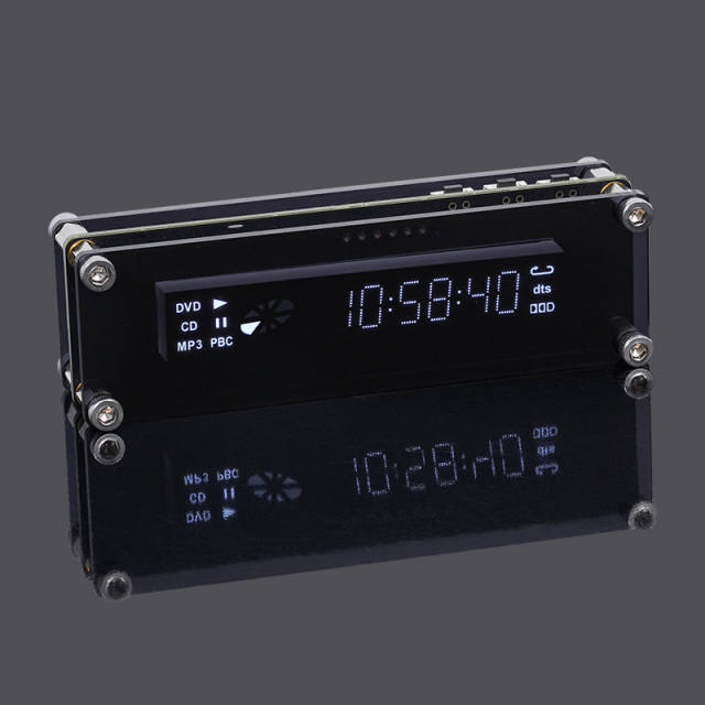 VFD clock, creative page-turning clock, real-time display, vacuum fluorescent display screen, WIFI timing, automatic calibration