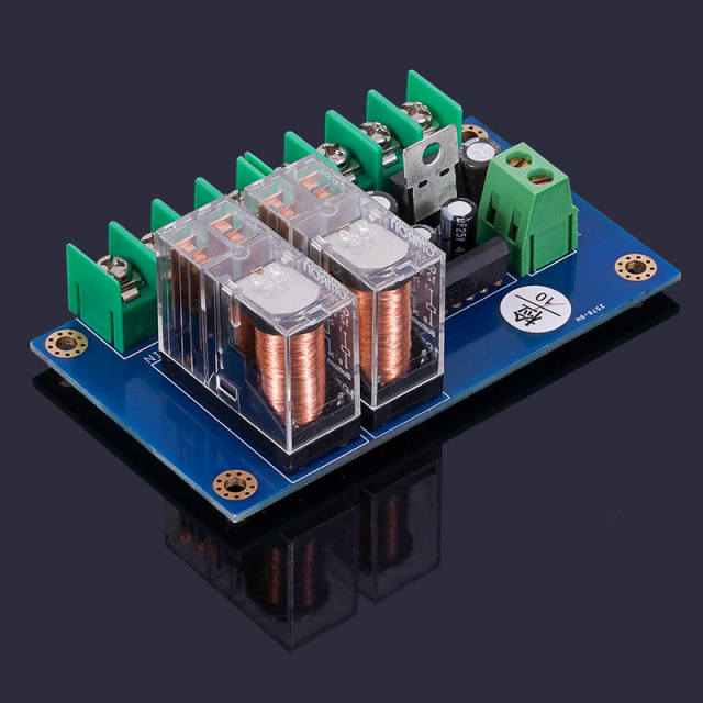 UPC1237 loudspeaker, power amplifier speaker protection module board, dual Omron relays from Japan
