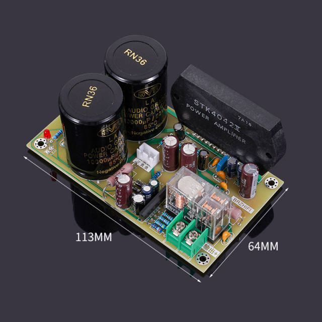 STK4042II power amplifier,STK4042 thick film high-end hifi power amplifier board, 80W8Ω, high-power amplifier