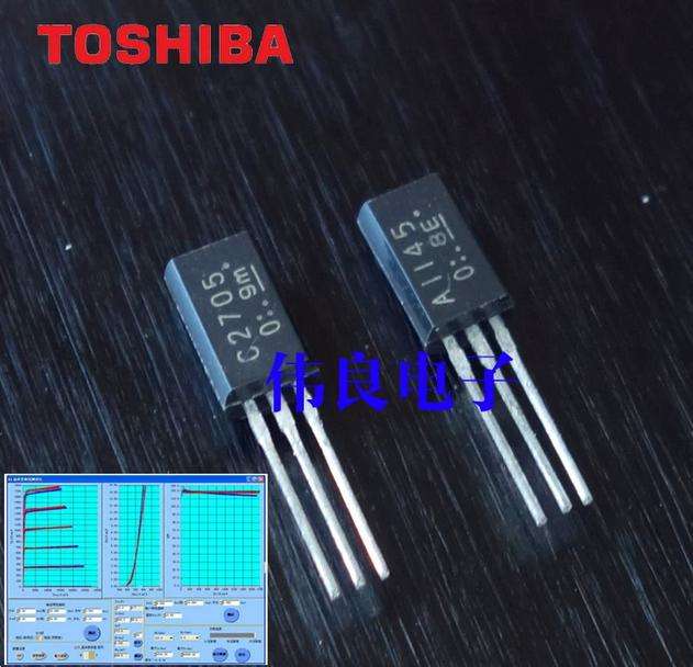 Toshiba original 2SC2705 2SA1145 C2705/A1145 transistor (Dedicated for HIFI audio DIY/upgrade)