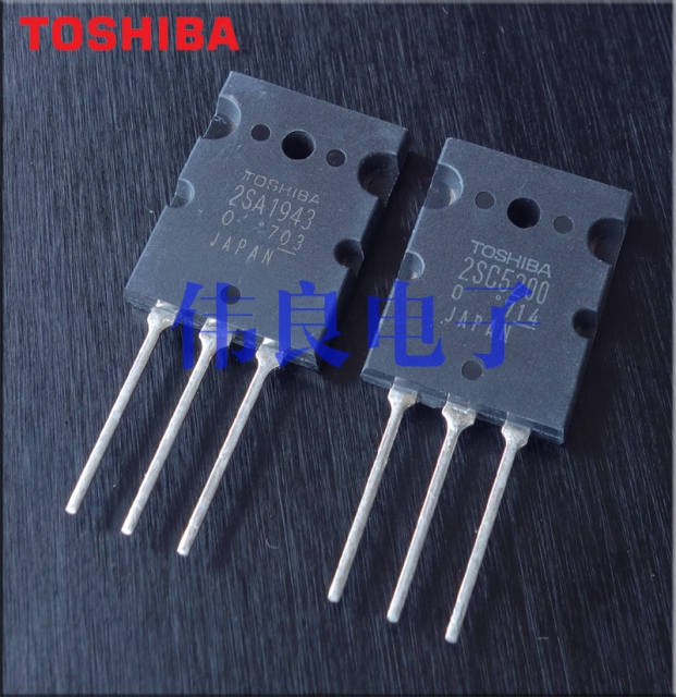 Toshiba original 2SC5200 2SA1943 transistor (Dedicated for HIFI audio DIY/upgrade)