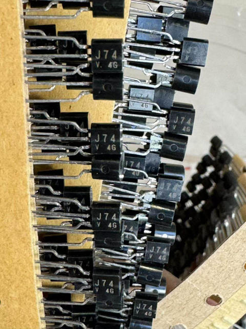 Original Japanese transistor 2SK170, 2SJ74, K170, J74 precision matched pair (Dedicated for HIFI audio DIY/upgrade)