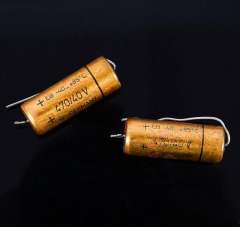 Germany ROE Gold Bullet 40V 470uF Capacitor, West German High-End Audio Coupling, Axial Electrolytic Capacitor for HIFI Audio equipment