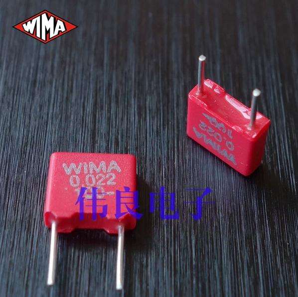 WIMA 100V 0.022uF 223 22N MKS2 Series Film Capacitor, Original and Brand New for HIFI Audio equipment