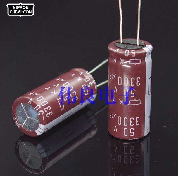 Original Japan NIPPON Chemi 50V3300UF 18*40MM KY high-frequency long-life electrolytic capacitor for HIFI Audio equipment