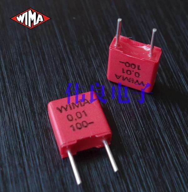 WIMA100V 0.01uF 103 10N MKS2 Series Film Capacitor, Original and Brand New Hi-end for HIFI Audio equipment