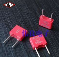 WIMA 63V 0.1uF 104 100N MKS2 Series thin-film capacitor, original and brand new for HIFI Audio equipment
