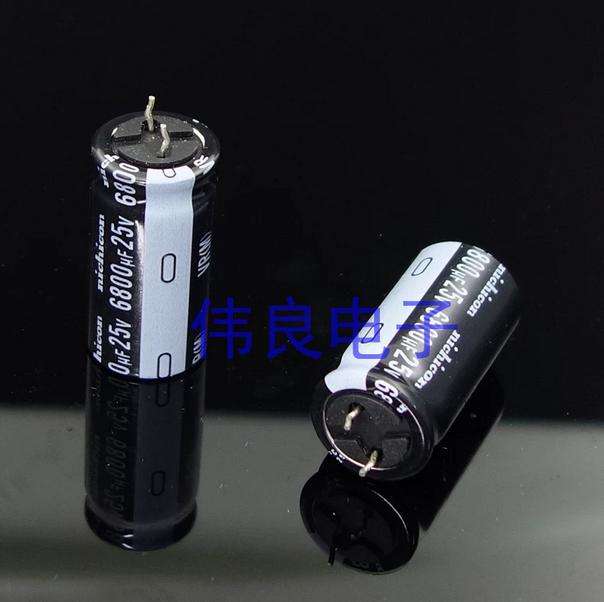 nichicon original 25V6800UF 6800UF25V 18x35 electrolytic capacitor for HIFI Audio equipment