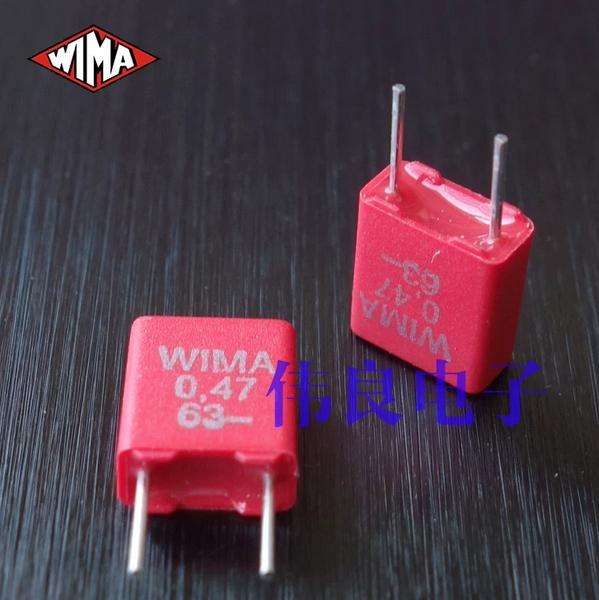 WIMA Series 474 470N 0.47uF 63V  thin film capacitor, original and brand new for HIFI Audio equipment
