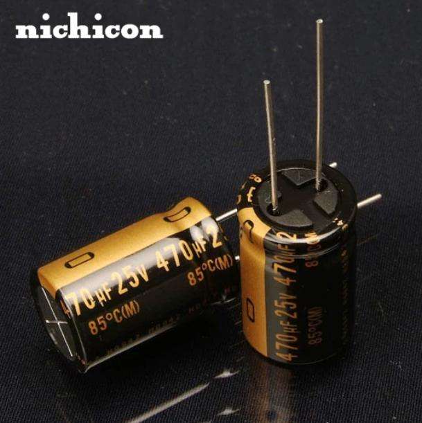 Nichicon 470uF 25V KZ MUSE series original Japanese high-performance audio electrolytic capacitor Hi-end for HIFI Audio equipment