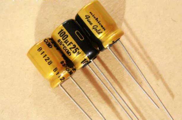 Nichicon (fine gold) FG series 100uF 25V audio electrolytic capacitor Hi-end for HIFI Audio equipment
