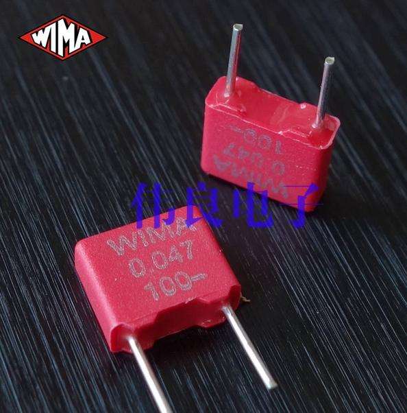 WIMA 63V 0.047uF 47N 473 MKS2 series thin-film capacitor, original and brand new for HIFI Audio equipment