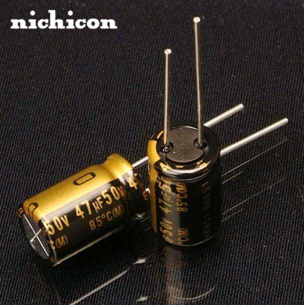 Nichicon 47uf 50V KZ MUSE series electrolytic capacitor Hi-end for HIFI Audio equipment