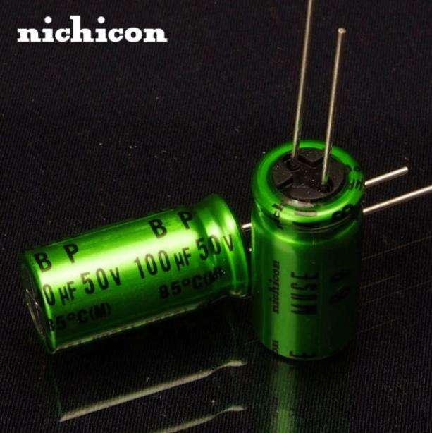 Nichicon MUSE ES(BP) 100uF 50V non-polarized audio capacitor Hi-end for HIFI Audio equipment Hi-end for HIFI Audio equipment
