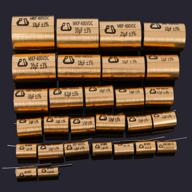 Pan Ocean 400V 25μF ±3% Metallized polypropylene audio crossover capacitor, audio capacitor MKP series Hi-end for HIFI Audio equipment Hi-end for HIFI Audio equipment