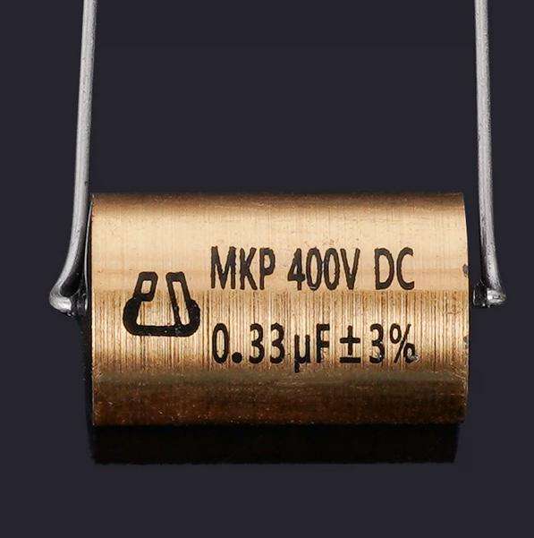 Pan Ocean 400V 0.33μF ±3% Metallized polypropylene audio crossover capacitor, audio capacitor MKP series Hi-end for HIFI Audio equipment Hi-end for HIFI Audio equipment
