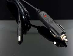 Power cord for car amplifier, 1.5 meters, car cigarette lighter 12V power supply to DC5.5*2.5 10A, thickened pure copper wire