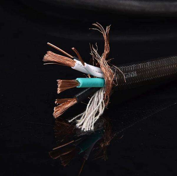 Power cord made of single-crystal copper, high-end, finished power amplifier cord
