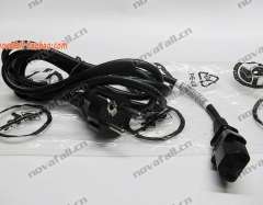 Original 10A current European standard power cord, 1.5 meters long, 0.75 square millimeter, with brass core