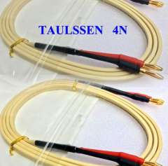 TAULSSEN Monster 4N Oxygen-Free Copper Speaker Cable, 99.99% Pure Copper Audio Cable for HIFI Audio